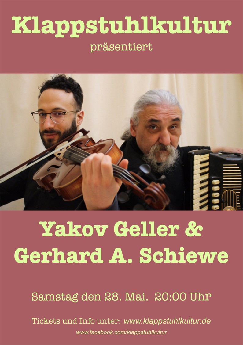 Yakov Geller & Gerhard A. Schiewe Plakat